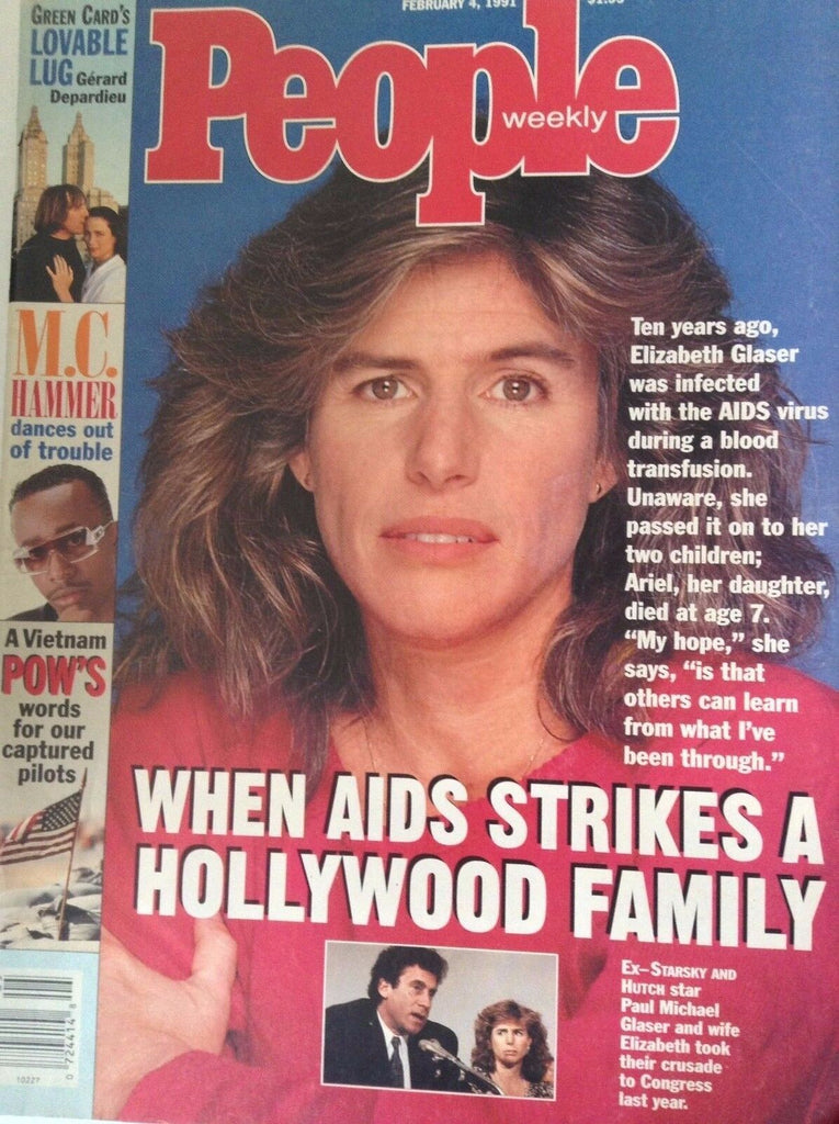 People Magazine Elizabeth Glaser Aids February 4, 1991 NO ML 090117nonrh