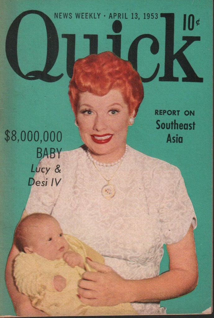 Quick News Weekly April 13 1953 Lucille Ball Desi Cheesecake Pin Up 070819AME