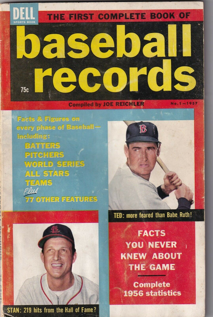 Dell Sports Baseball Cards Magazine Stan Musial Joe DiMaggio 1957 052219nonr