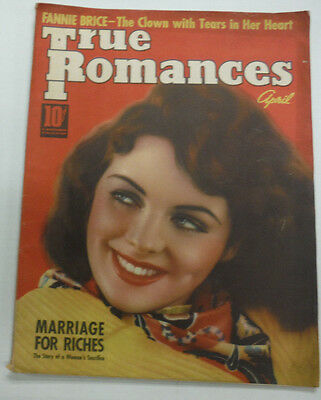 True Romances Magazine Marriage For Riches April 1939 070115R2