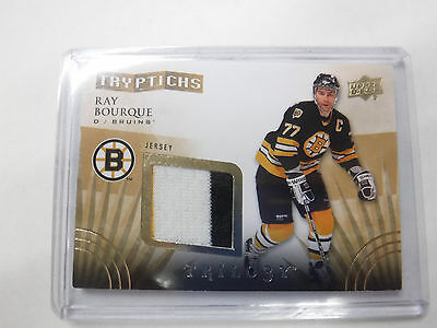 2014-15 Trilogy Hockey Ray Bourque Bruins Game-Used Jersey jh1