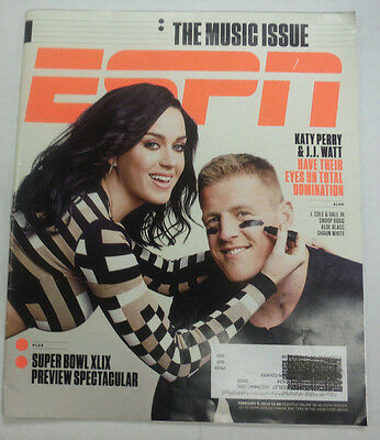 Espn Magazine J.J. Watt Katy Perry February 2015 060415R