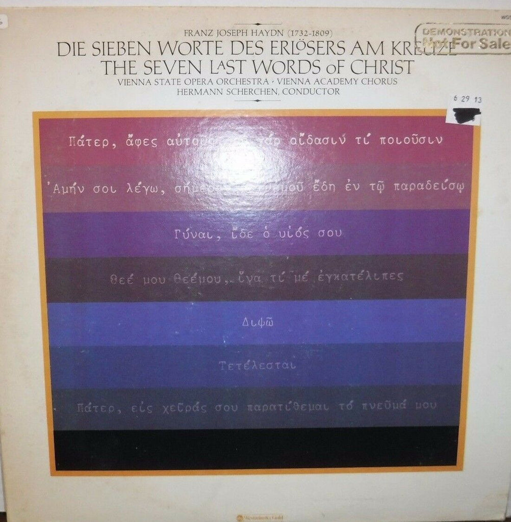 Franz Joseph Haydn The Seven Last Words of Christ DEMO WGS-8342 021217LLE