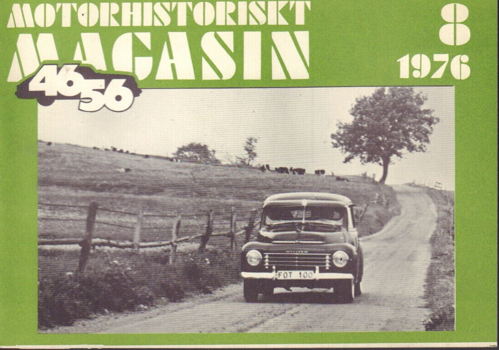 Motorhistoriskt Magasin Swedish Car Magazine 8 1976 Plymouth 032717nonDBE