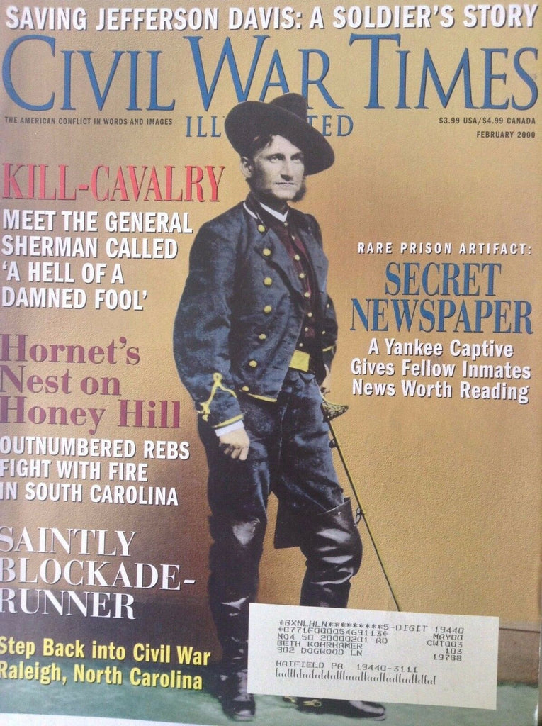 Civil War Times Magazine A Yankee Captive February 2000 083017nonrh