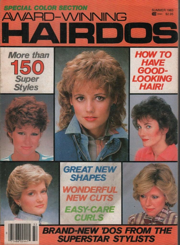 Award Winning Hairdos Summer 1983 Vintage Hairstyle Magazine 072619AME2