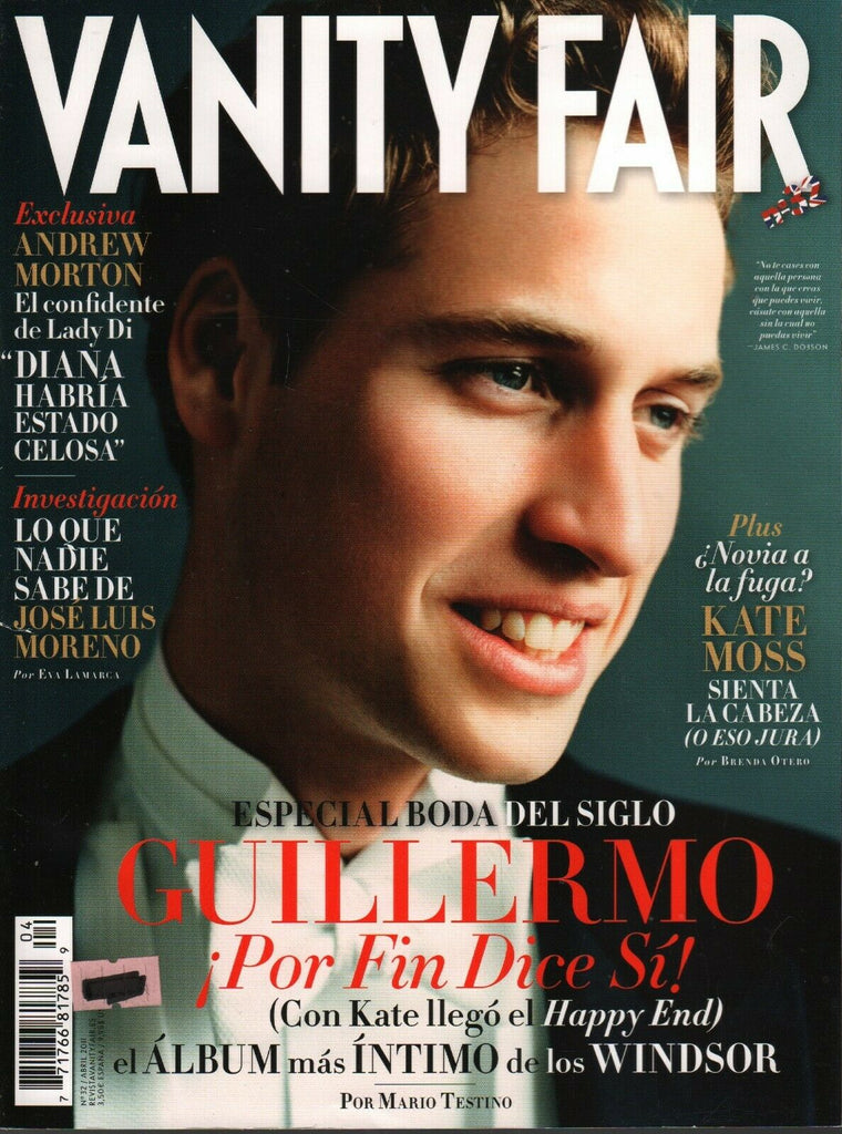 Vanity Fair Italian April 2011 Prince William Princess Diana Kate Moss 031220AME