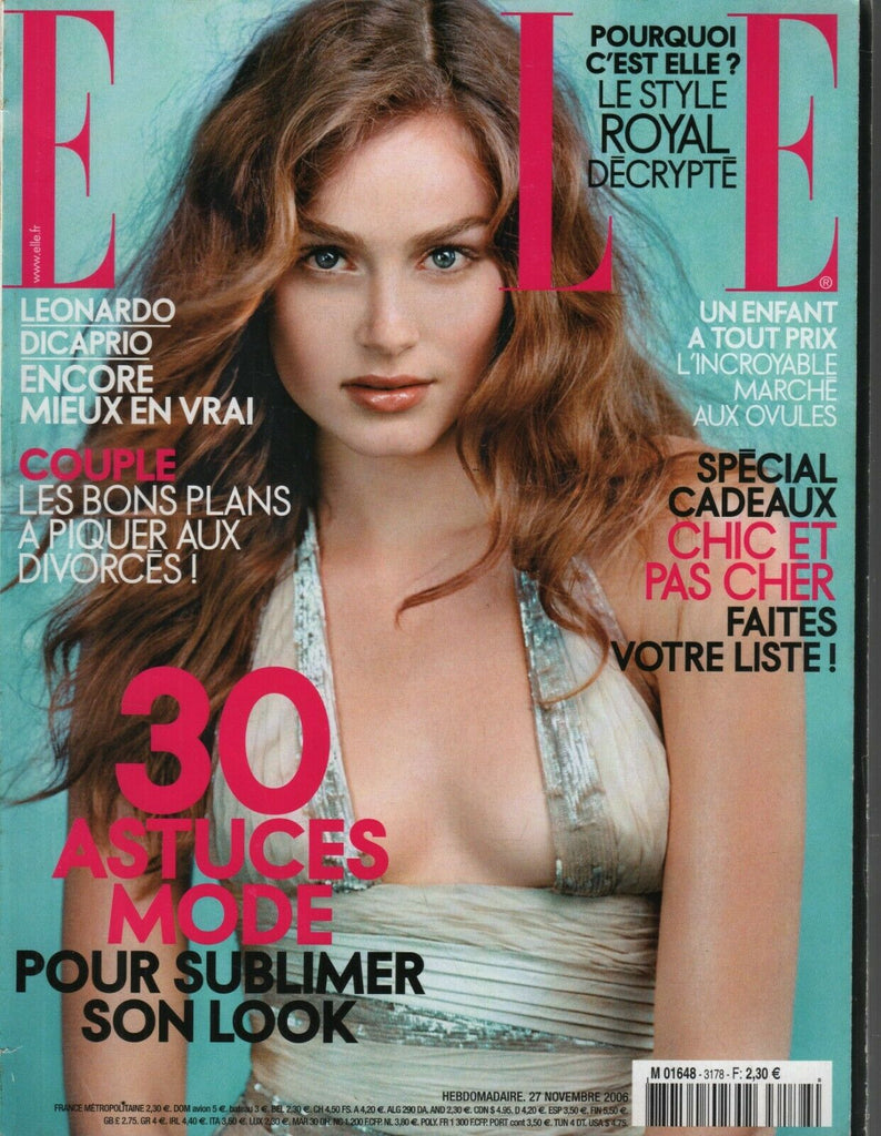 Elle French Fashion Magazine 27 Novembre 2006 Leonardo DiCaprio 091919AME