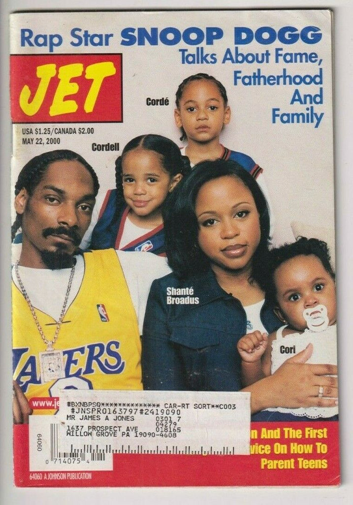 Jet Mag Snoop Dogg Shante Broadus May 22, 2000 112619nonr
