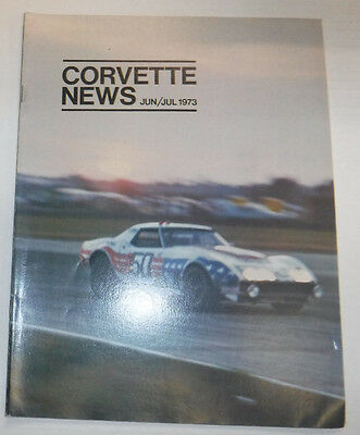 Corvette News Magazine The Greenwood 'Vette June/July 1973 081815R
