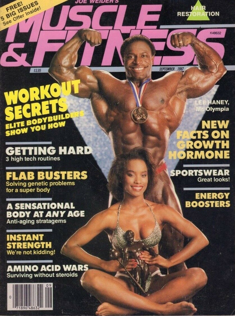Muscle & Fitness September 1987 Lee Haney Lisa Todd 121218DBE