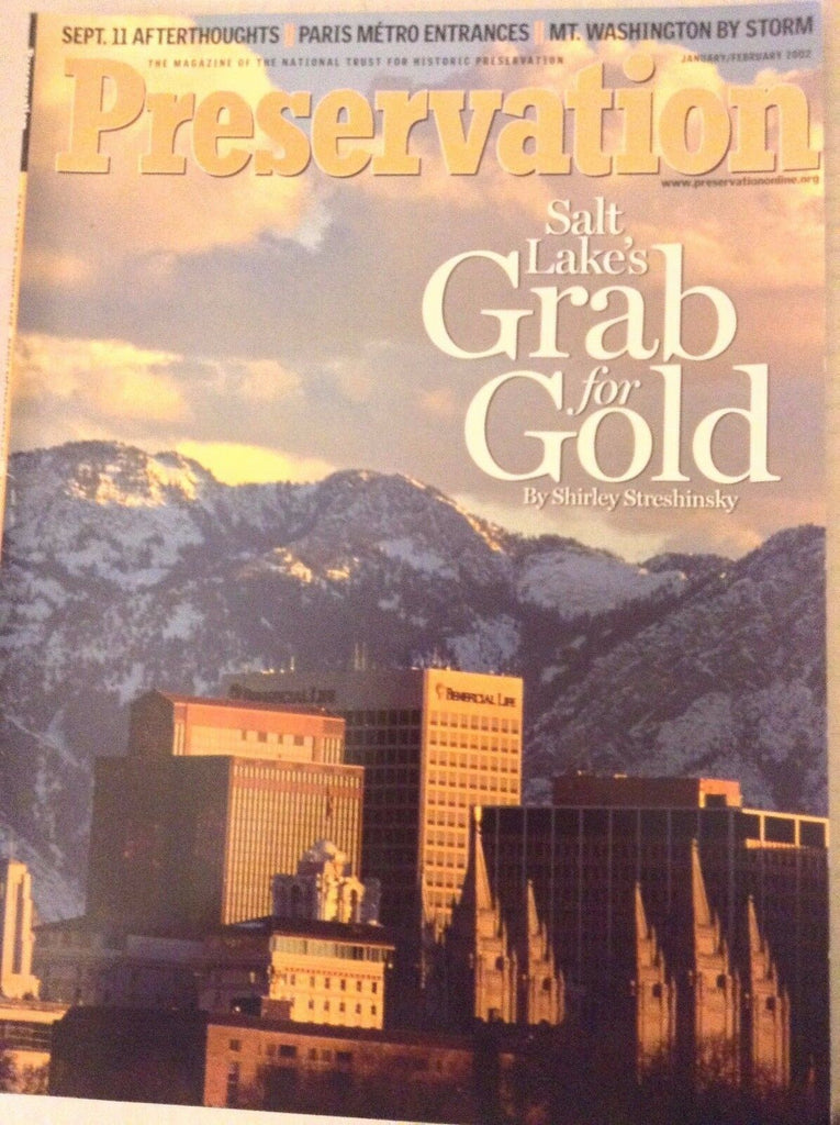 Preservation Magazine Salt Lake's Grab For Gold Jan/February 2002 083117nonrh