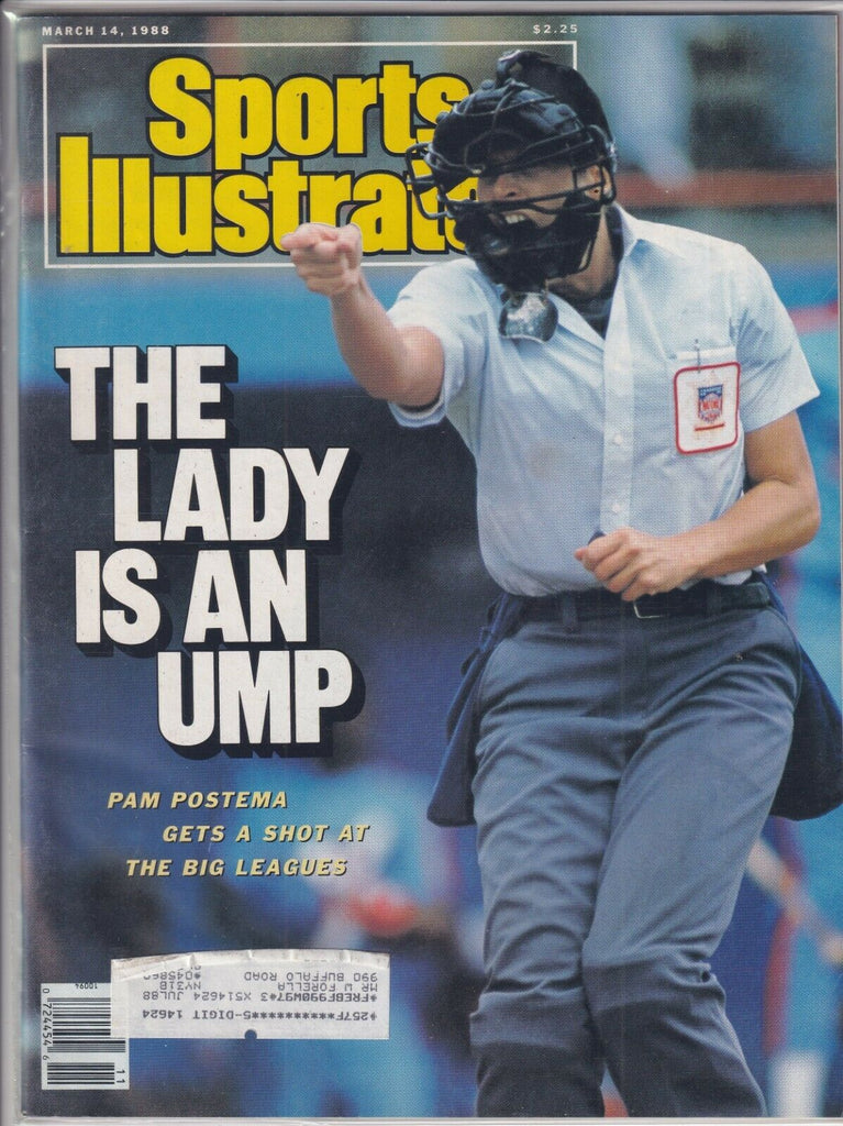 Sports Illustrated Pam Postema Big Leagues March 14, 1988 091619nonr
