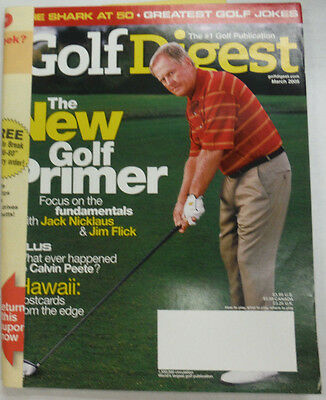 Golf Digest Magazine Jack Nicklaus & Jim Flick March 2005 052615R