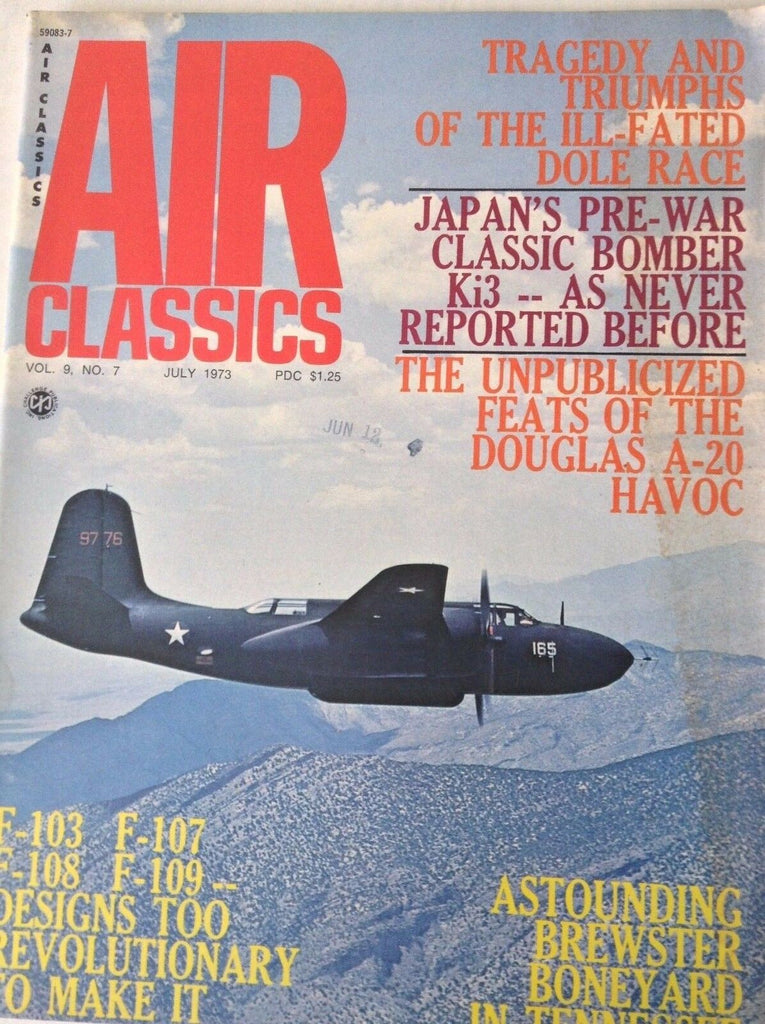 Air Classics Magazine Japan's Pre War Classic Ki3 July 1973 090517nonrh
