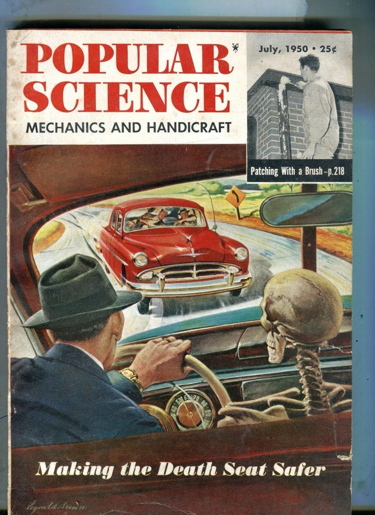 Popular Science Magazine July 1950 Death Seat Safer 063017nonjhe2