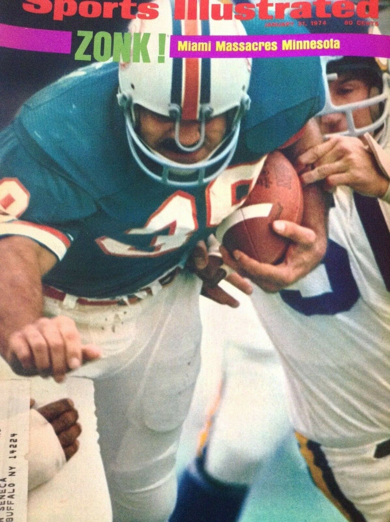 Sports Illustrated Magazine Miami Vs Minnesota January 21, 1974 012419nonrh