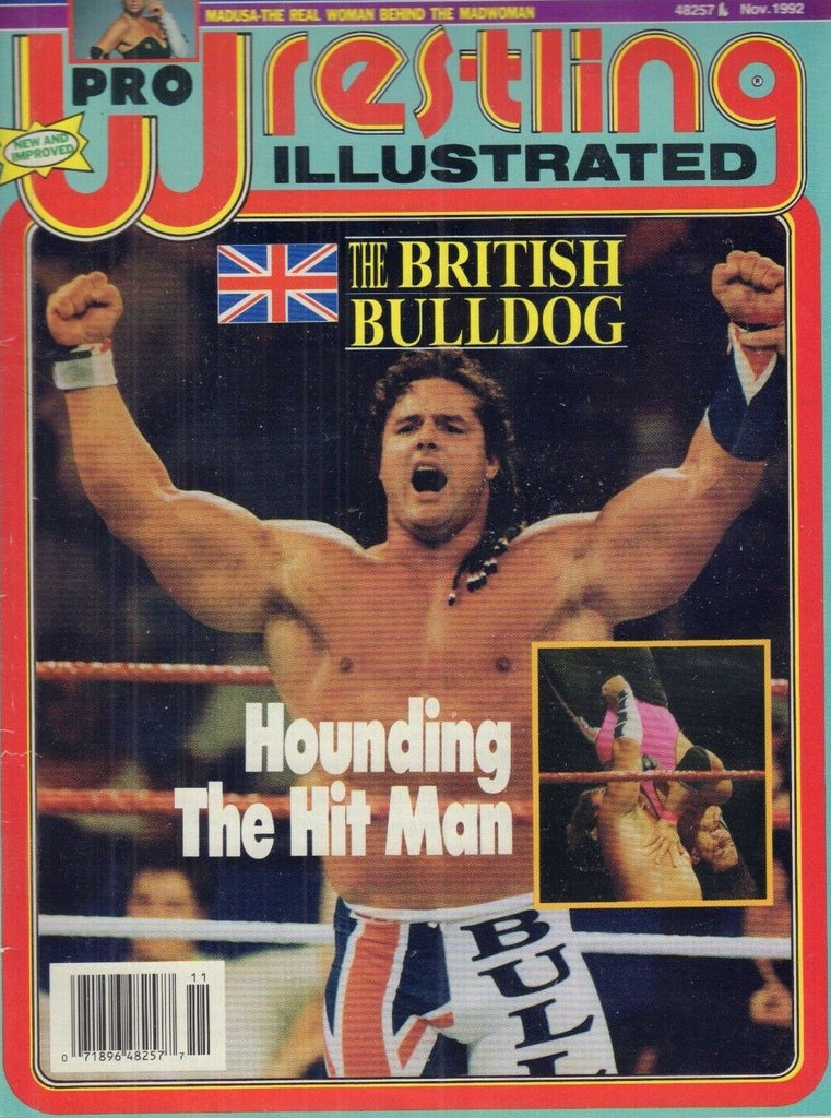 Pro Wrestling Illustrated Magazine The British Bulldog November 1992 012918nonr