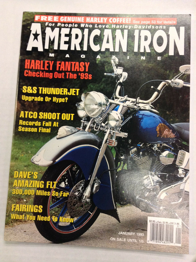 American Iron Magazine S&S Thunderjet ATCO Shoot Out January 1993 031017NONRH