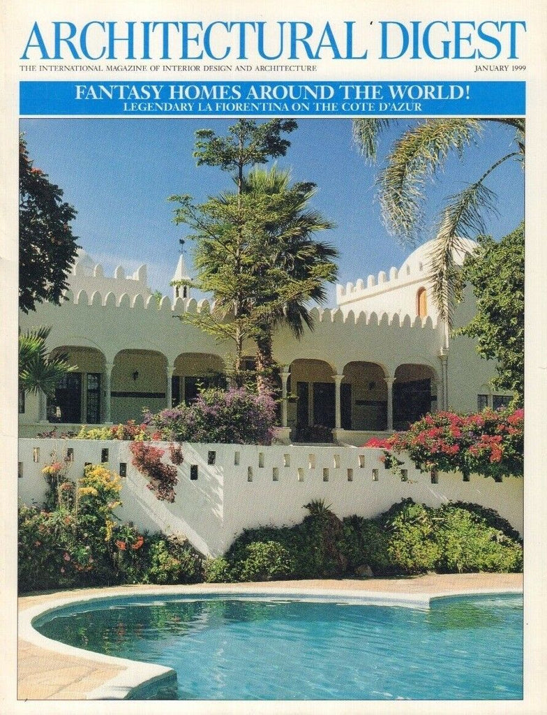 Architectural Digest January 1999 Fantasy Homes Around The World 021417DBE4