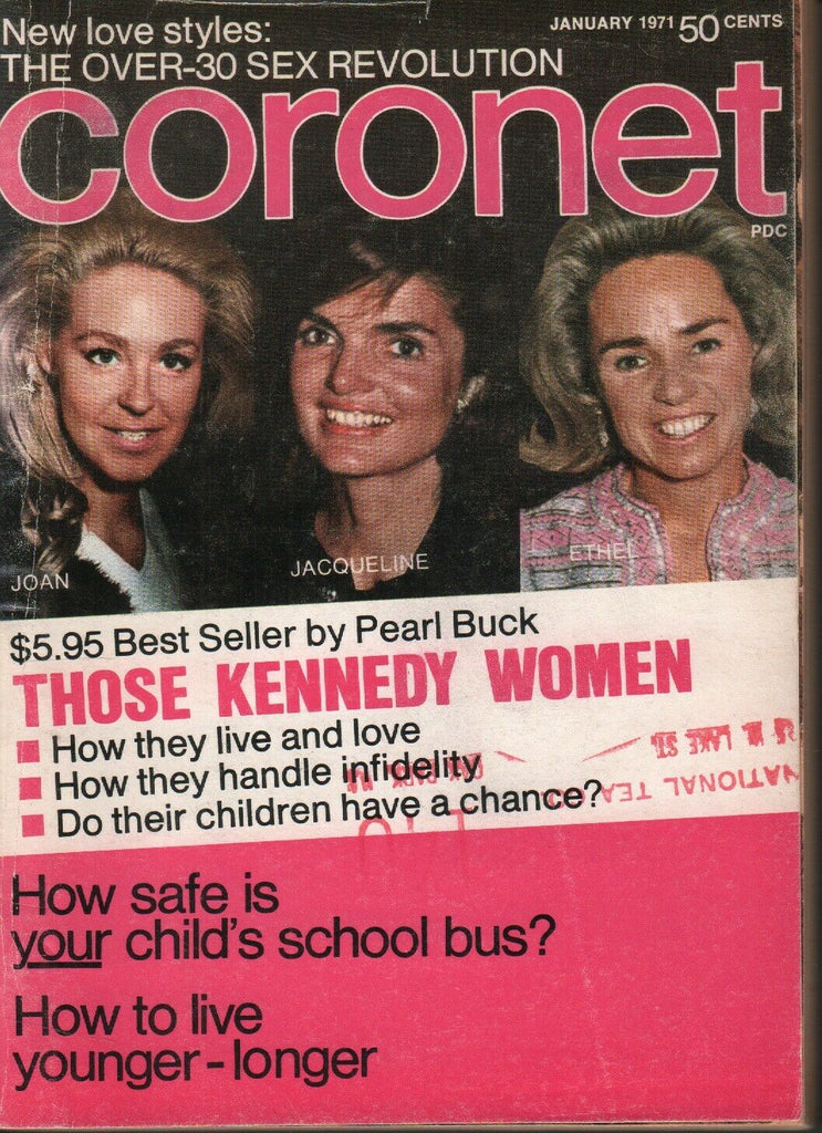 Coronet January 1971 Jacqueline Joan Ethel Kennedy 061719AME