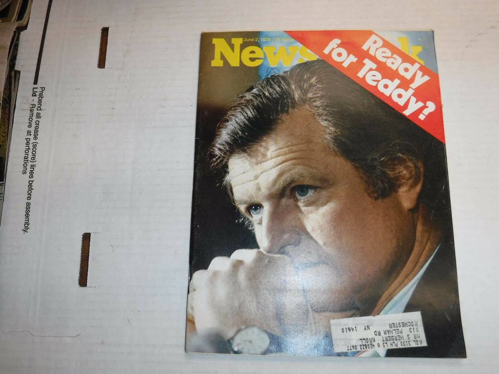 Newsweek Magazine Ted Kennedy June 2, 1975 100316R