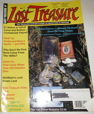 The Lost Treasure Magazine Rare Coins Where To Hunt January 1995 071714R1