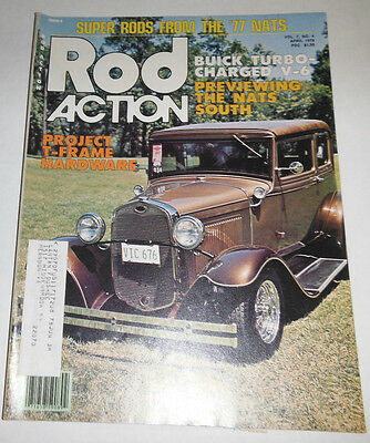 Rod Action Magazine Buick Turbo Charged V-6 April 1978 080914R