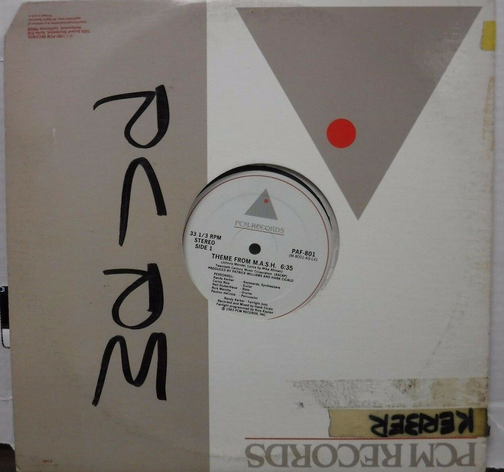 Theme from Mash 33RPM Single PAF-801 020517LLE