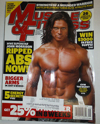 Muscle & Fitness Magazine WWe John Morrison Energy September 2010 031615R