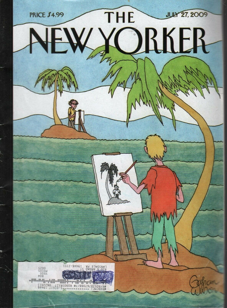 The New Yorker July 27 2009 Cartoon Island by Gahan Wilson Cover 121819AME
