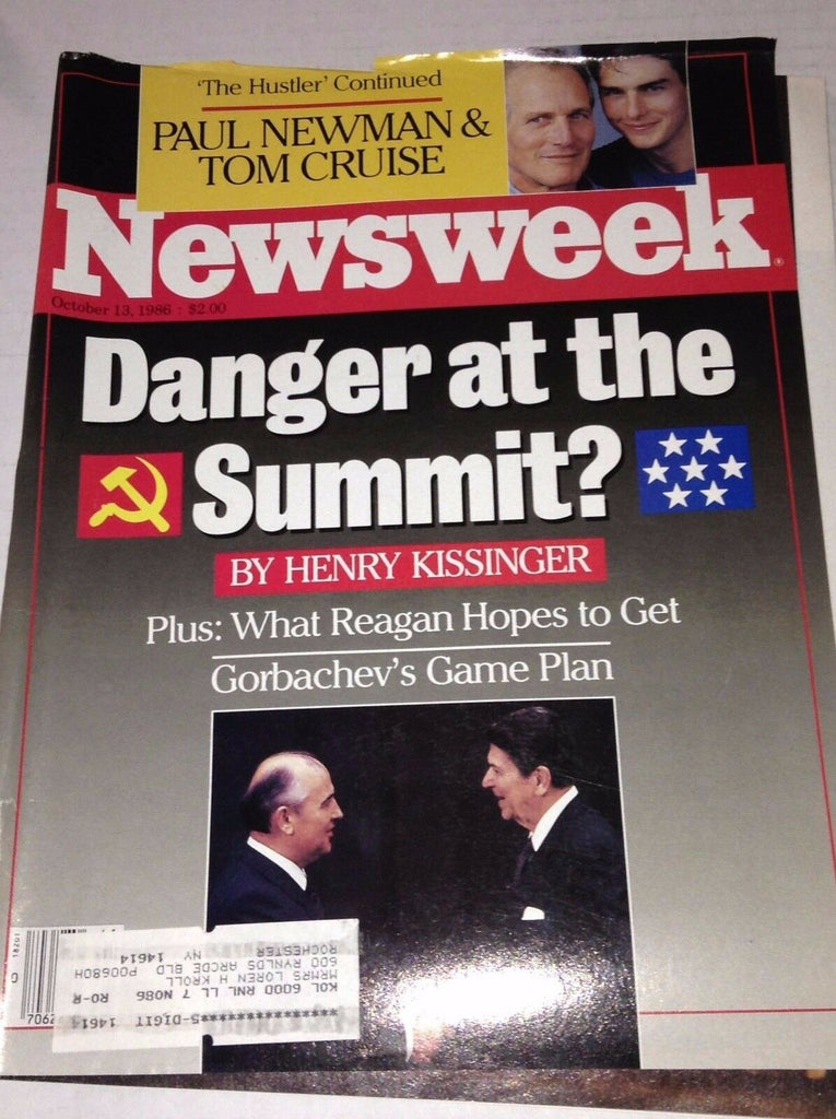 Newsweek Magazine Ronald Reagan Henry Kissinger October 13, 1986 102016RH