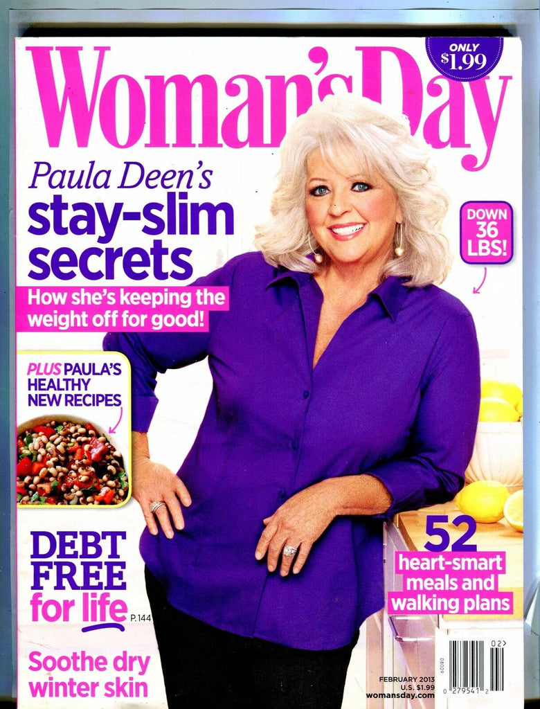 Woman's Day Magazine February 2013 Paula Deen EX No ML 022317nonjhe
