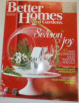 Better Homes And Gardens Magazine Season Of Joy December 2014 031715R2