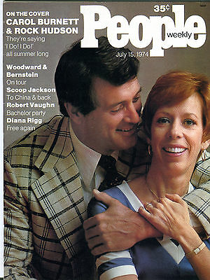 People Magazine July 15 1974 Carol Burnett Rock Hudson EX 012116jhe