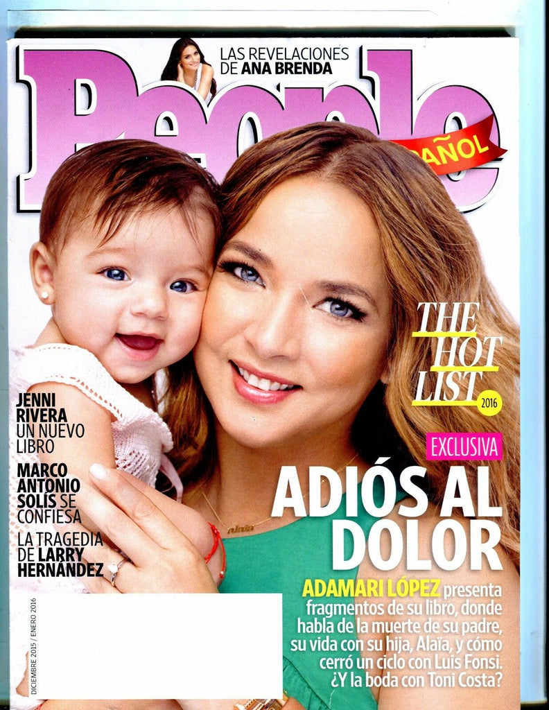 People Espanol Magazine December 2015 Adamari Lopez EX No ML 051517nonjhe