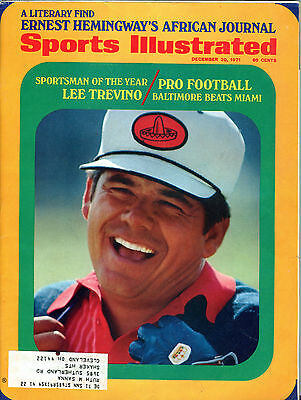 Sports Illustrated December 20 1971 Lee Trevino EX 021216jhe
