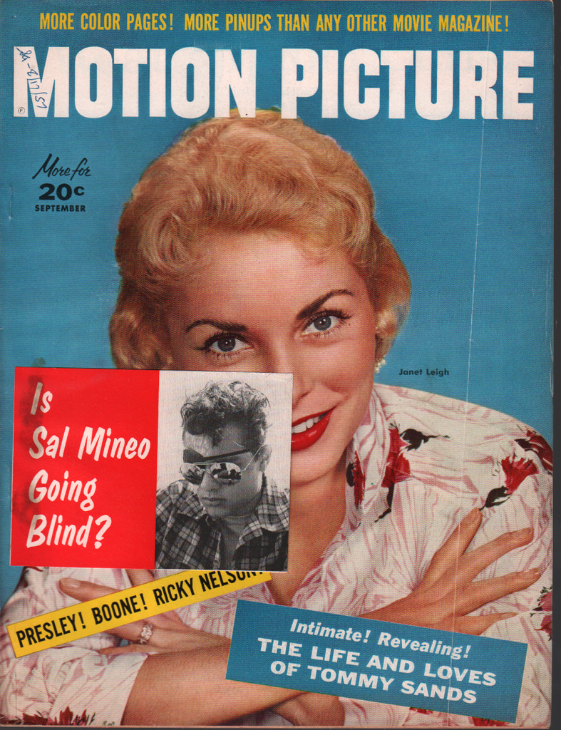 Motion Picture September 1957 Ricky Nelson Janet Leigh Sal Mineo 070820AME