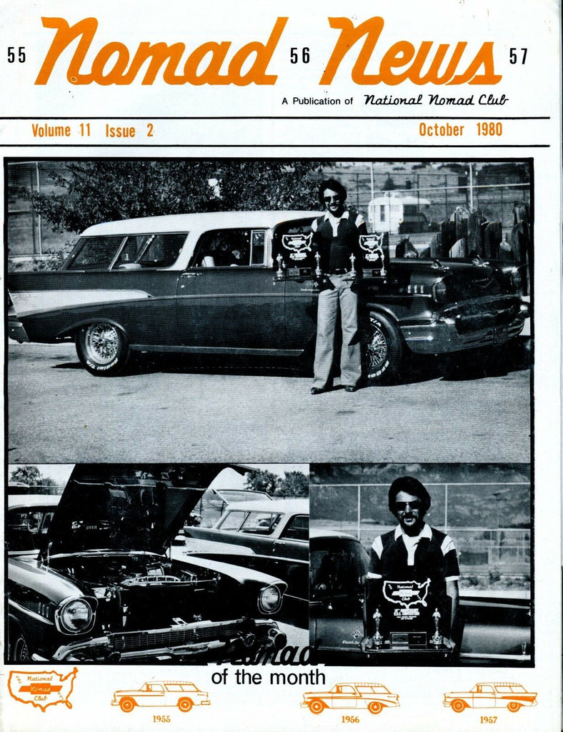 Nomad News Magazine October 1980 Chevrolet 1957 EX 032817nonjhe