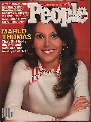 People Weekly December 19 1977 Marlo Thomas, Neil Simon VG 012716DBE