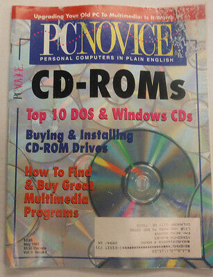 PC Novice Magazine CD-Roms Multimedia Programs May 1995 FAL 061815R