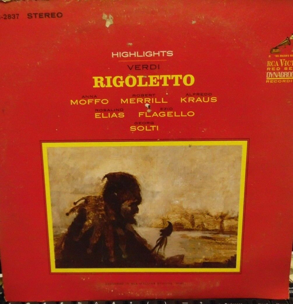 Highlights Verdi Rigoletto 33RPM LSC-2837 102316LLE