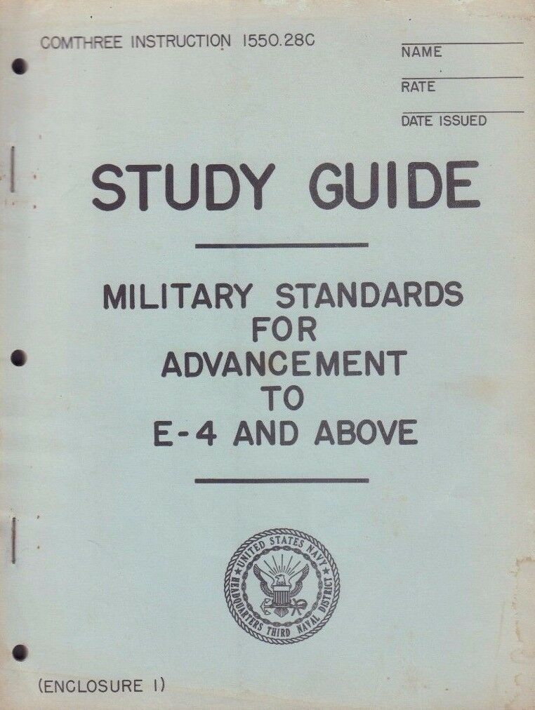 Military Standards For Advancement to E-4 FAA HTND 081117nonDBE