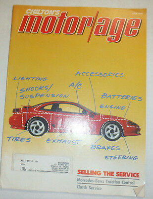 Motor Age Magazine Selling The Service July 1991 020515R