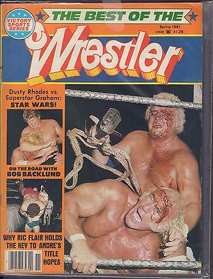The Best of The Wrestler Spring 1981 Dusty Rhodes, Bob Backlund VG 072516DBE