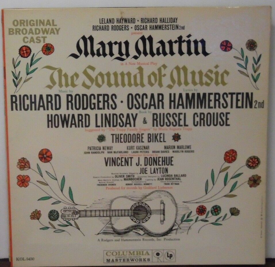 Mary Martin in the Sound of Music vinyl KOL5450 Columbia records 081218LLE
