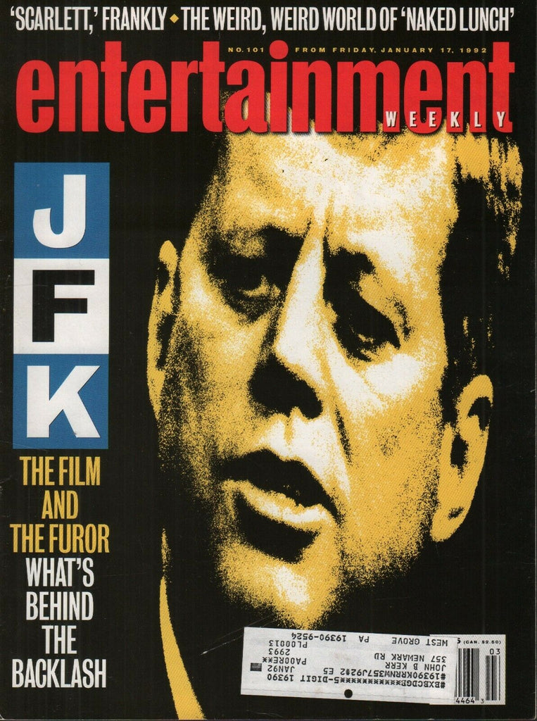 Entertainment Weekly January 17 1992 John F Kennedy w/ML 061919AME