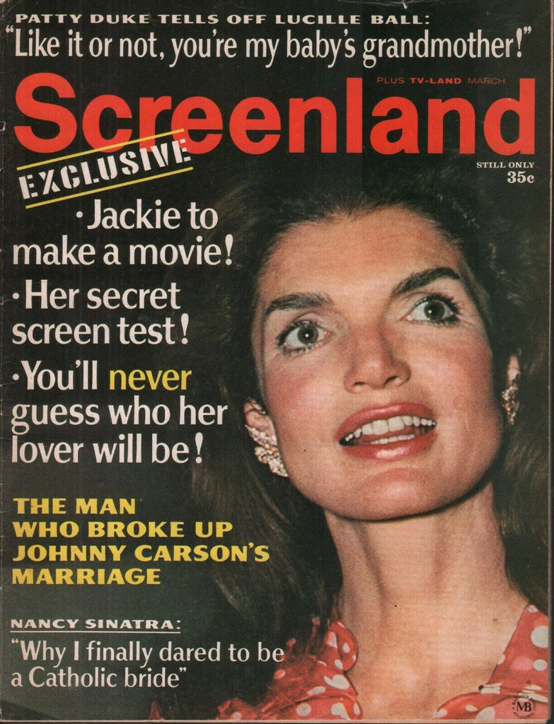 Screenland March 1971 Jackie Kennedy Nancy Sinatra 072219AME