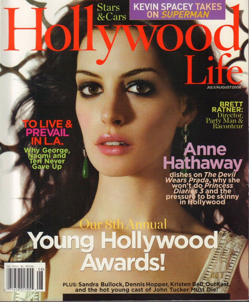 Hollywood Life July August 2006 Anne Hathaway Sandra Bullock 061318DBE