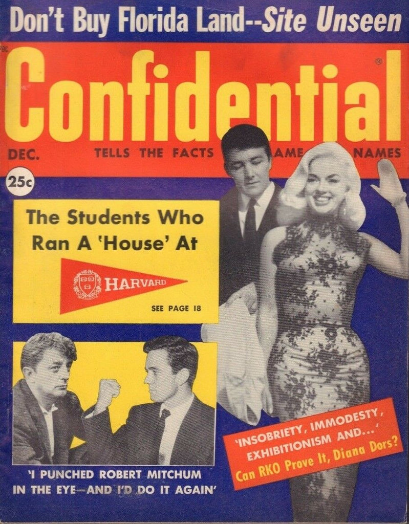 Confidential December 1959 Diana Dors Robert Mitchum 013119DBE2
